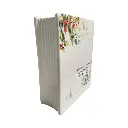 Libro Merry Christmas de cerámica, florero. Ref:SYZ24Q24K1253H (16X7X20CM)