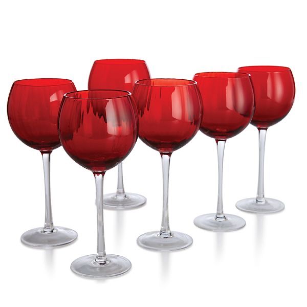 SET 6 COPA ROJA DE VINO 550ML