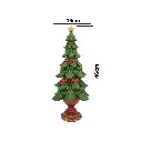 Arbol de navidad, poliresina. Ref:TG762867. (20x13.5x46cm)