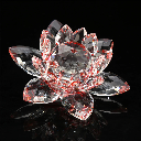 FLOR DE LOTO DE CRISTAL 12*5.5CM