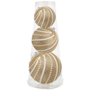 Esfera Navideña Champagne Ø8cm, Ø10cm, Ø12cm. Ref:ES30891