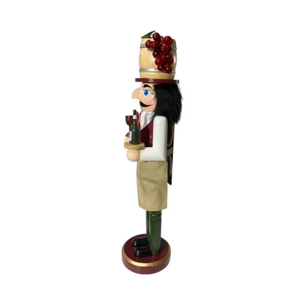Cascanuez mesero vinos de madera Ø9x38cm, modelos surtidos