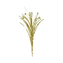 Rama Navideña Espiga pvc dorada 65cm
