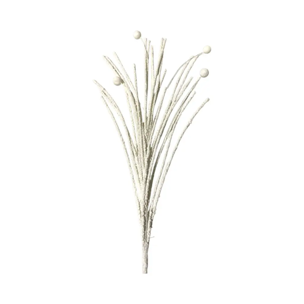 Rama Navideña Espiga pvc dorada 65cm