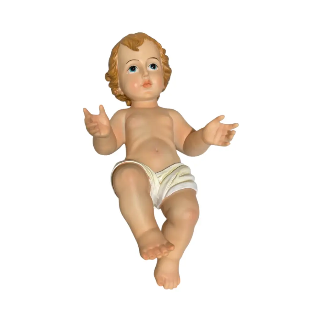 Niño Jesus, poliresina. Santini. 32x18x10cm. Ref:025-495675