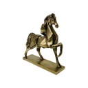 CABALLO DECOR DORADO 22X6.5X24CM