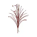 Rama Navideña Espiga pvc dorada 65cm