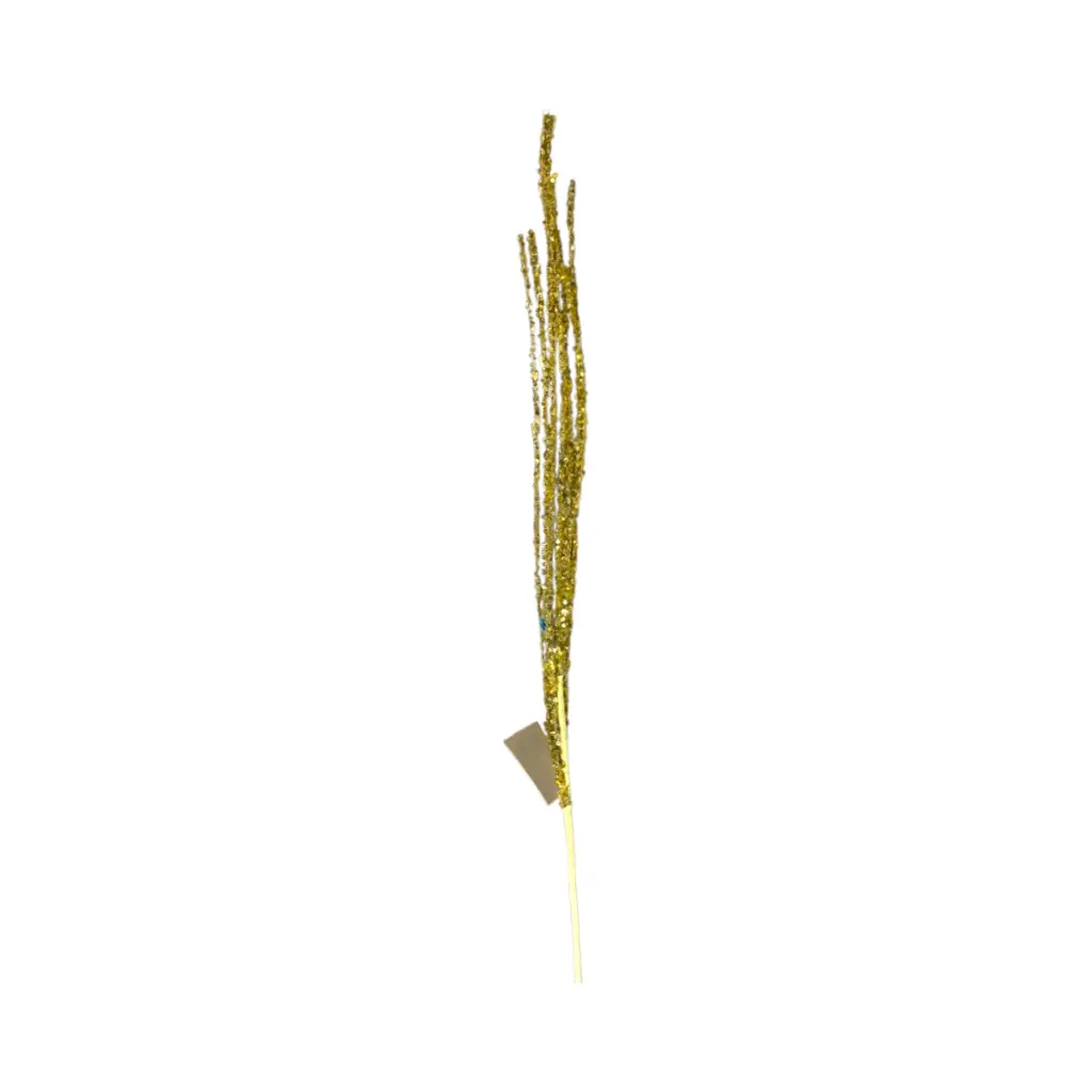 Rama Navideña Dorada pvc forma de pino. 75cm
