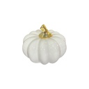 CALABAZ DE PORCELANA DOS COLORES, 8X10 CM