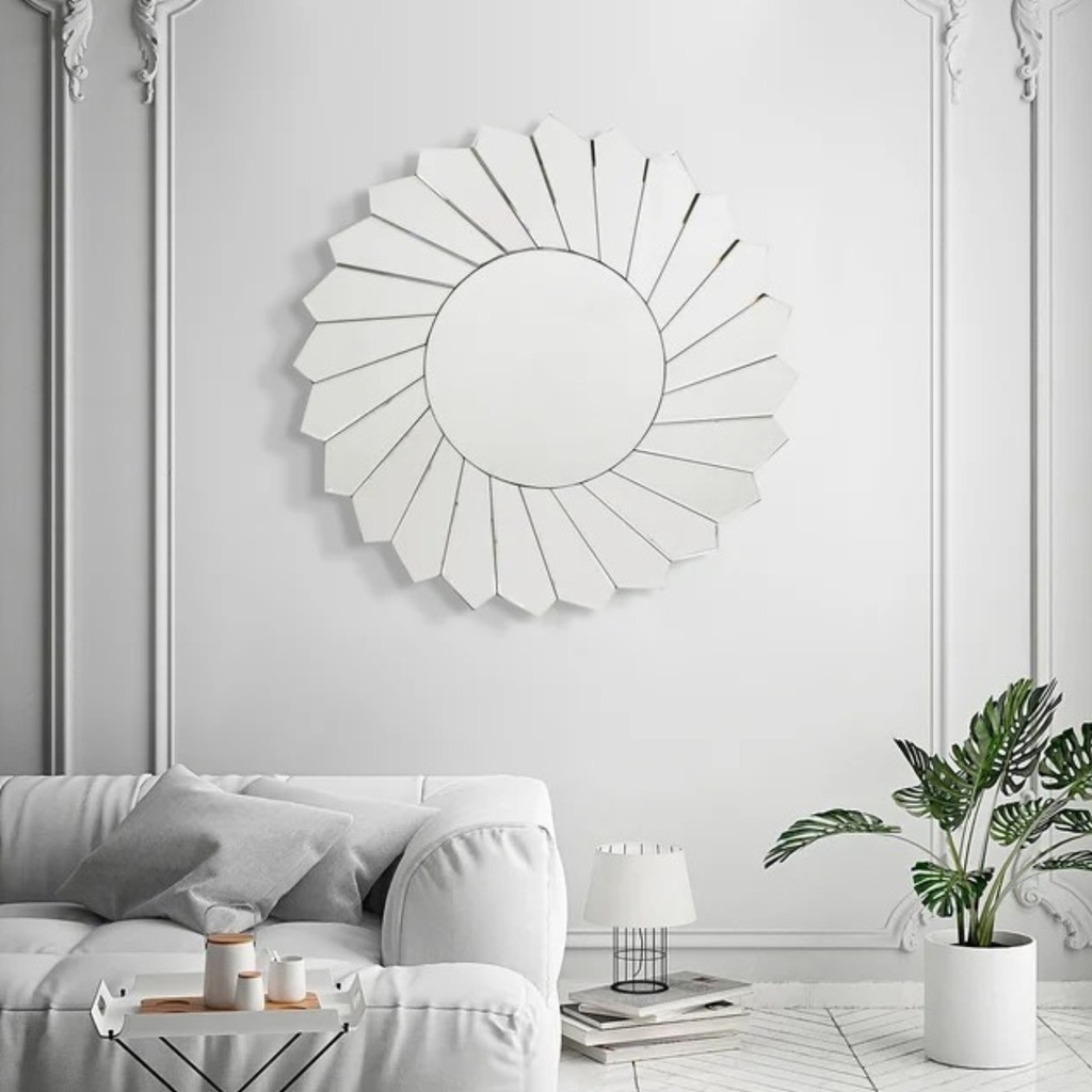 ESPEJO DE PARED BISELADO 80CM