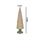 ARBOL BEIGE DE RESINA REF:TGHC0002 38X11CM