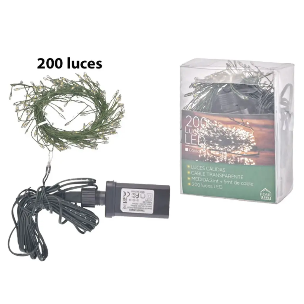 LUCES NAVIDEÑAS LED. REF:AL-242104 200LED.