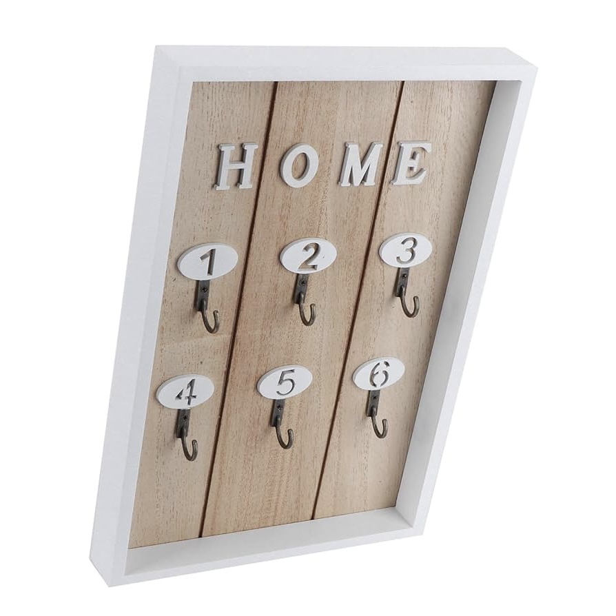 ORGANIZADOR DE LLAVES MADERA REF:HM0898 20.5X3X30CM