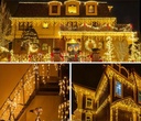 LUZ LED CASCADA 300LED CALIDA 8 METROS