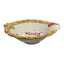 POZUELO NAVIDEÑO PORCELANA MERRY CRISTMAS 21X7CM