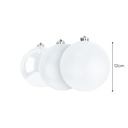 ESFERA NAVIDAD 12CM BLANCA NIEVE X3 