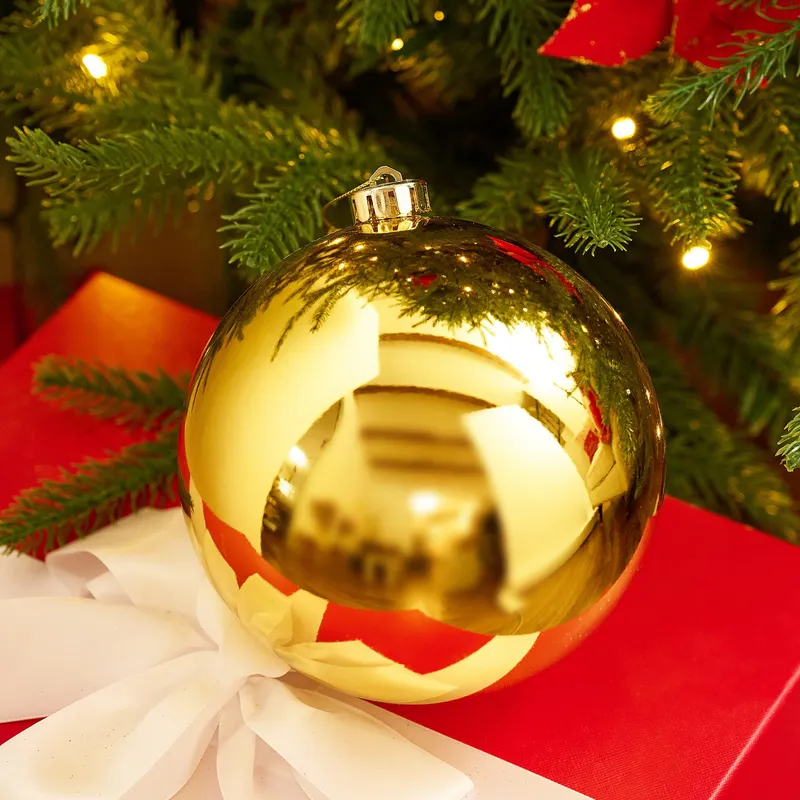 ESFERA NAVIDAD 15CM DORADO