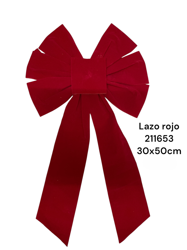 ADORNO LAZO ROJO REF: F04-HDN8152C-1 30X50CM