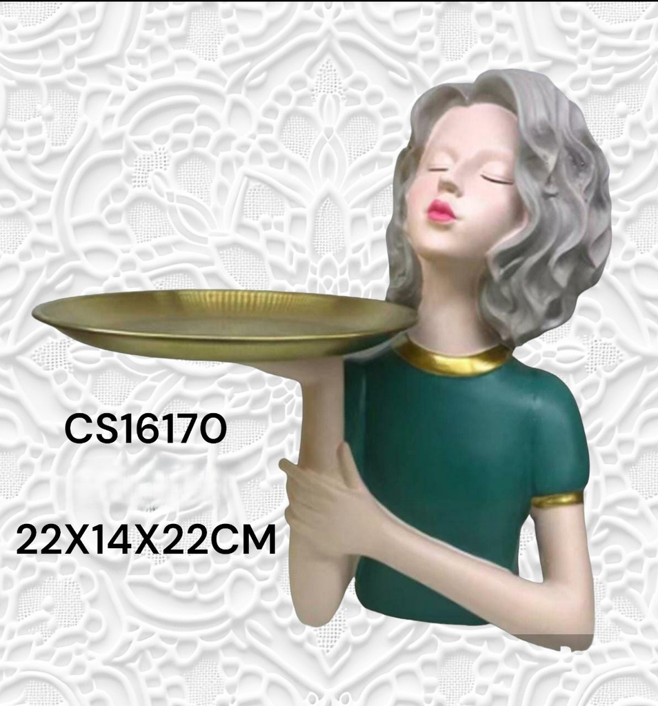 ADORNO RESINA 22X14X22CM