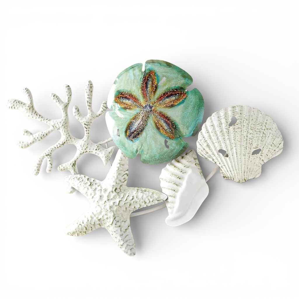 APLIQUE DE MAR METALICO 72X49CM