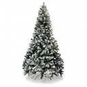 ARBOL DE NAVIDAD ALASKA FRONDOSO NEVADO CUERPO RAMA PVC 8 PIES 245 CM