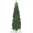 Árbol de navidad cuerpo lápiz tradicional, 215cm. 7pies