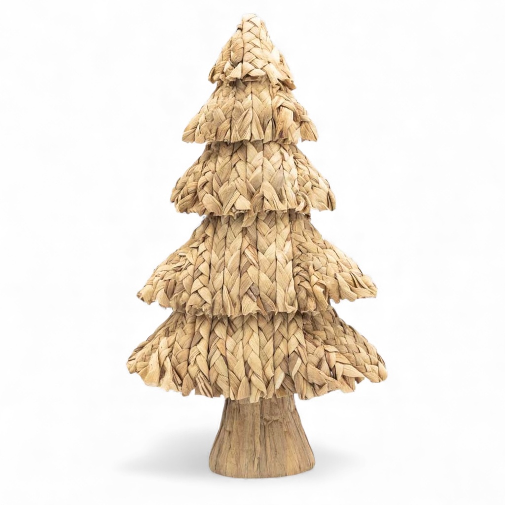 ARBOL GRANDE TRENZADO YUTE 28X15X45CM