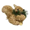 ARDILLA COLLAR CEREZA YUTE 22X10X13CM