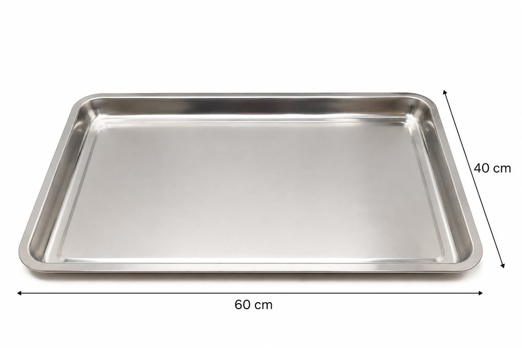 BANDEJA ACERO INOXIDABLE 60X40CM Y4CM