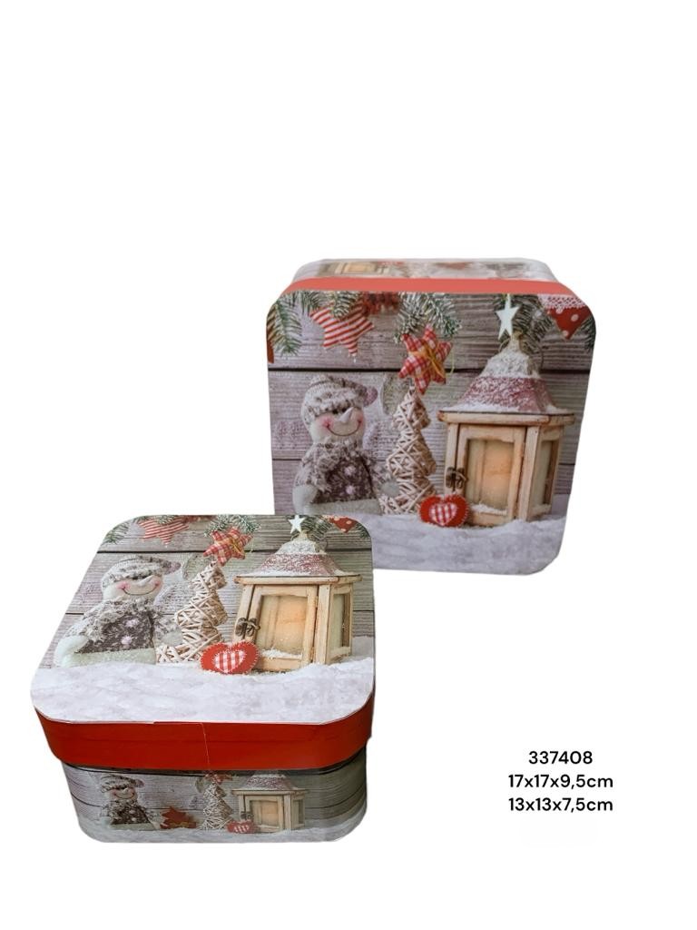 CAJA DE CARTON DE NAVIDAD
