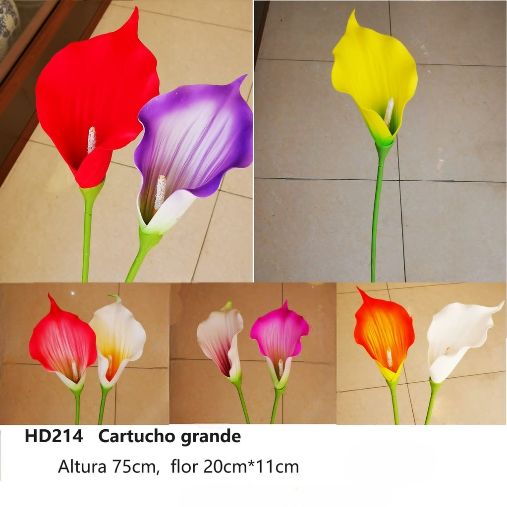 CARTUCHO 75CM, FLOR 20X11CM