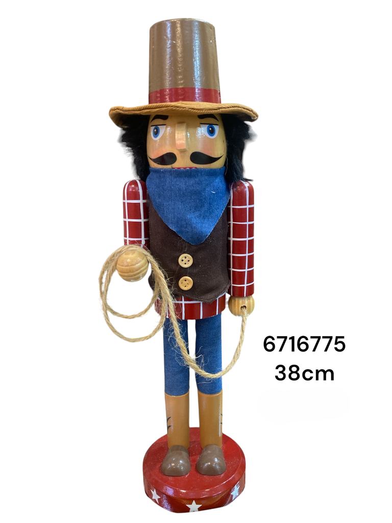 CASCA NUEZ MADERA VAQUERO 36CM