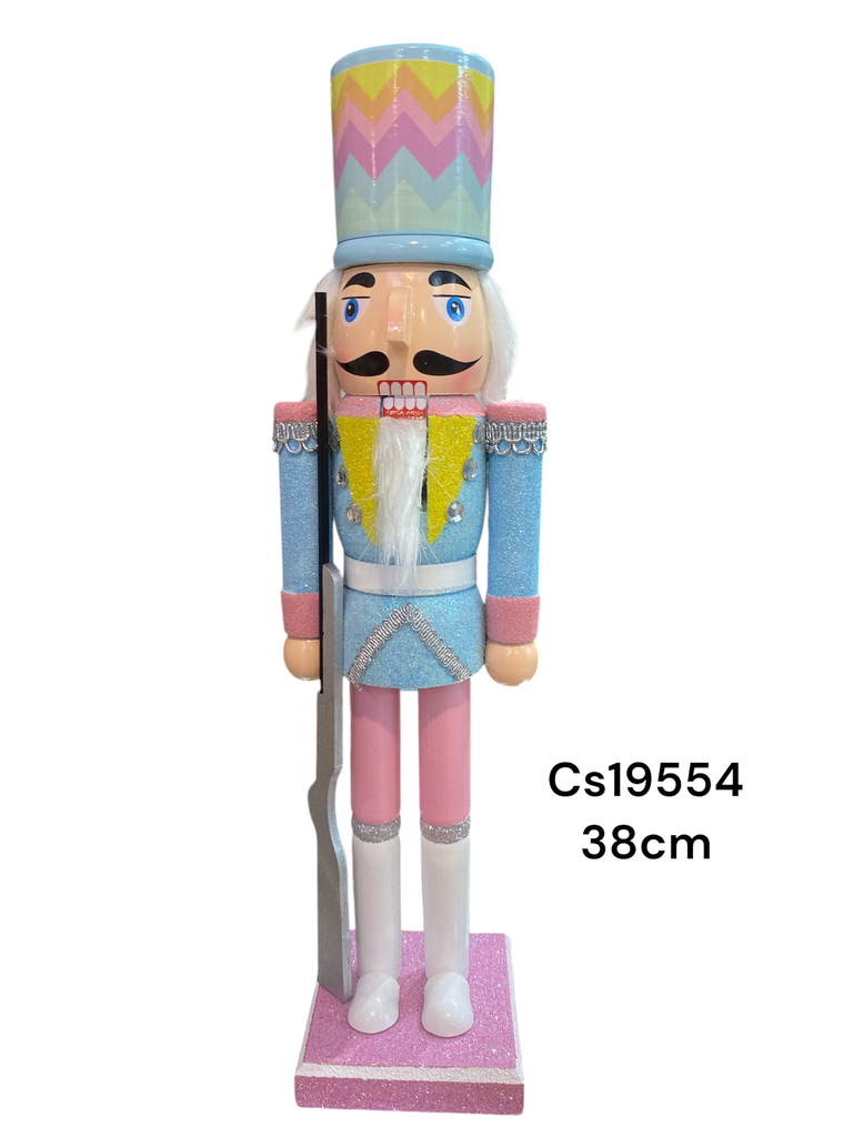 CASCA NUEZ SOLDADO COLOR PASTEL  38CM