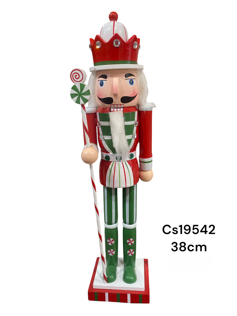 CASCANUES SOLDADO ROJO/VERDE 38CM
