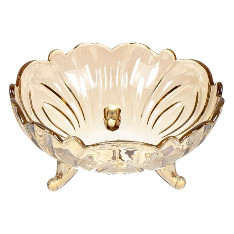 BANDEJA CENTRO DE MESA AMBAR 23X10CM