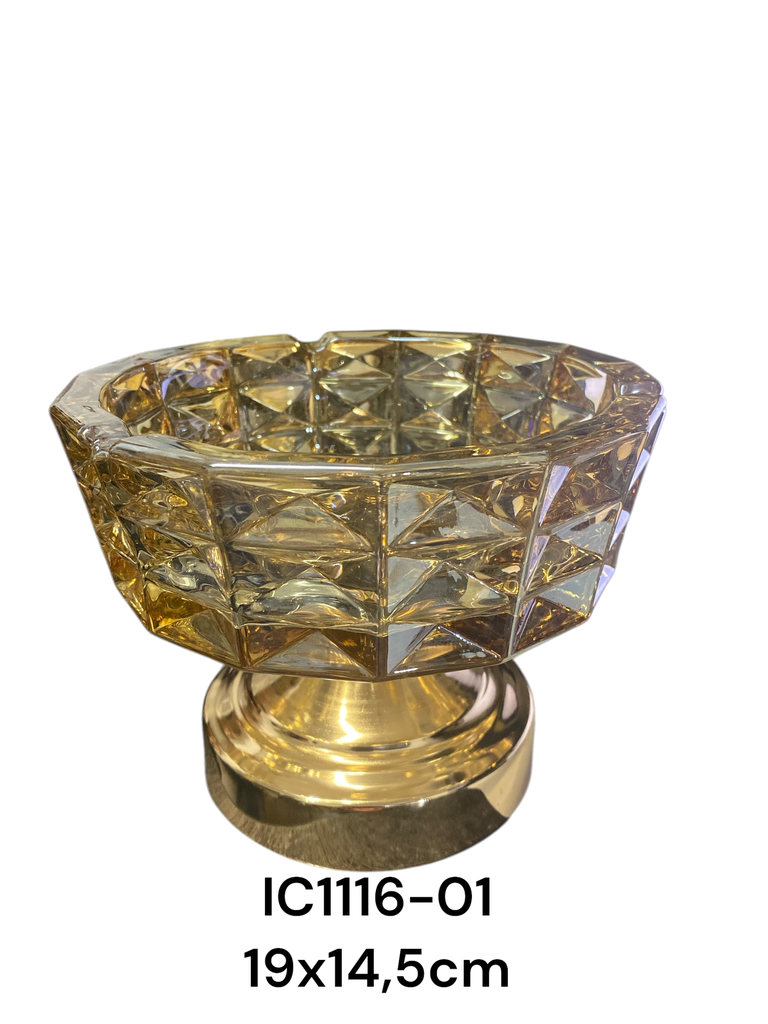CENTRO DE MESA AMBAR 19X14.5CM