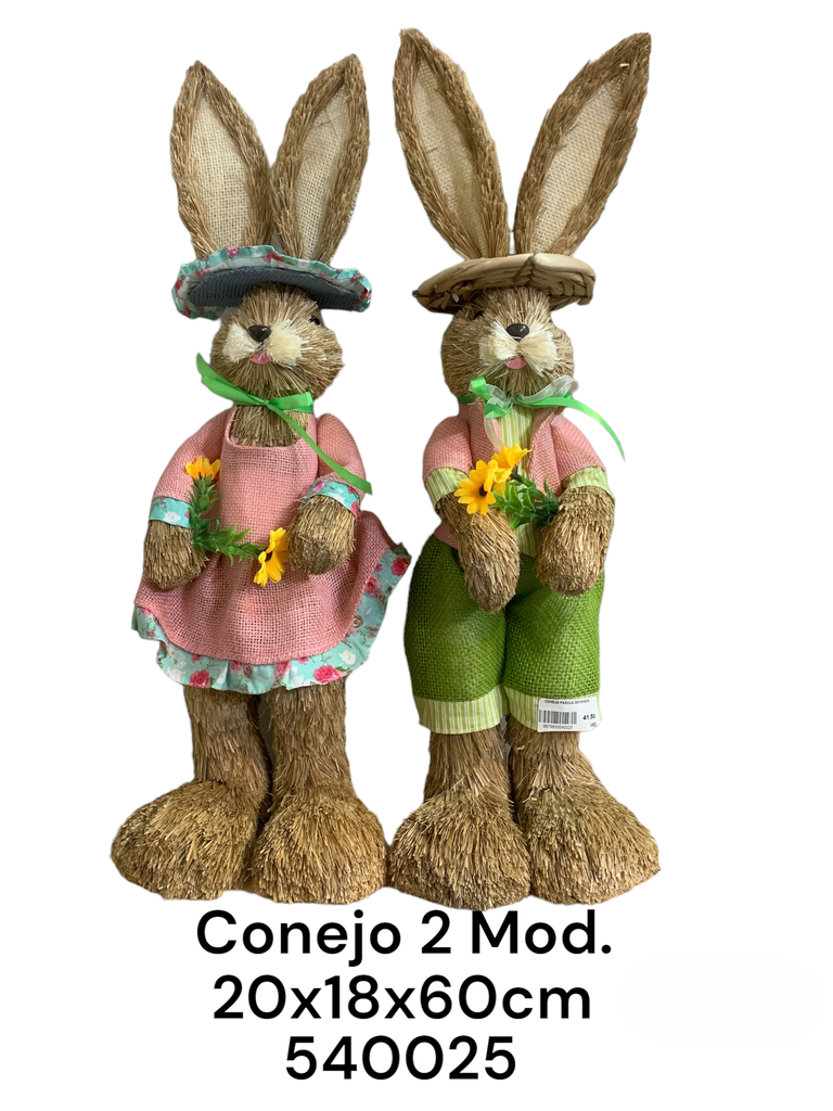 CONEJO PASCUA 20X18X60CM