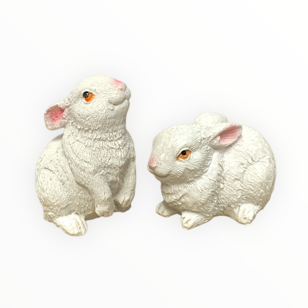 CONEJOS POLIRESINA 3.5X4.5X6CM
