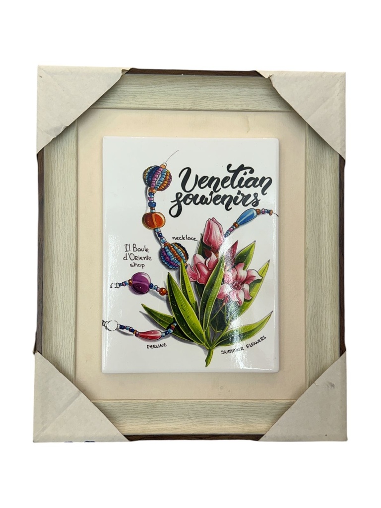 CUADRO CERAMICA "VENETIAN SOUVENIRS" 26X31CM