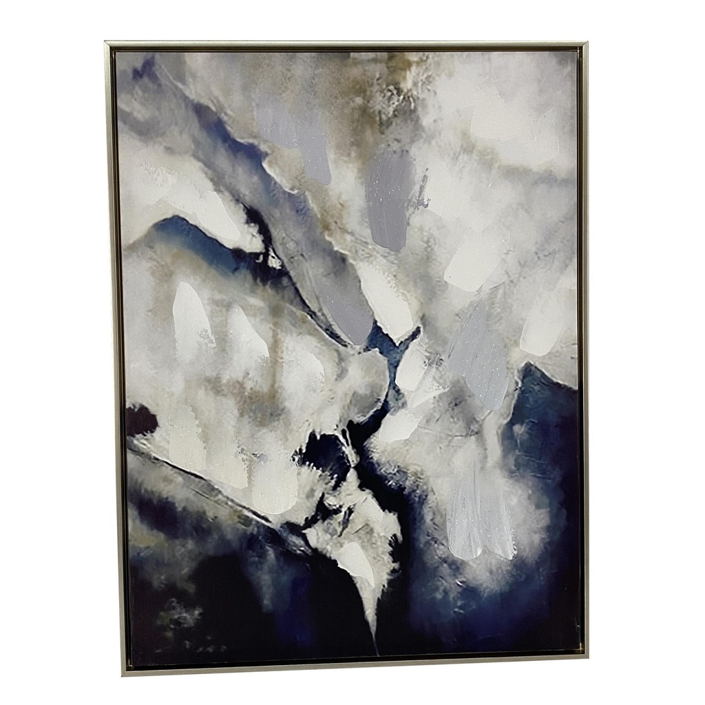 CUADRO ABSTRACTO AZUL 63X83CM