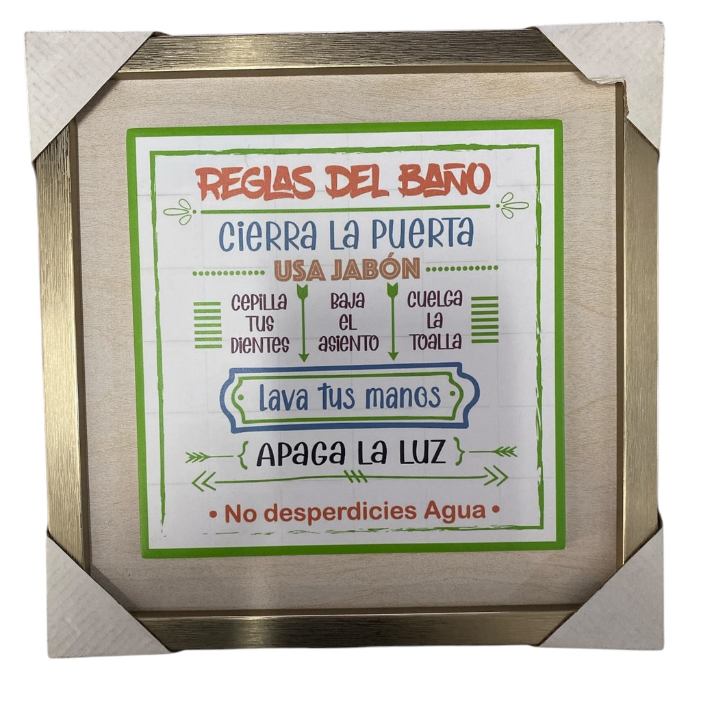 CUADRO CERAMICA PARA BAÑO 28X28CM