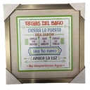 CUADRO CERAMICA PARA BAÑO 28X28CM