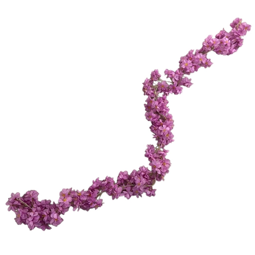 ENREDADERA DE FLOR  CEREZA 180CM 195 FLORES