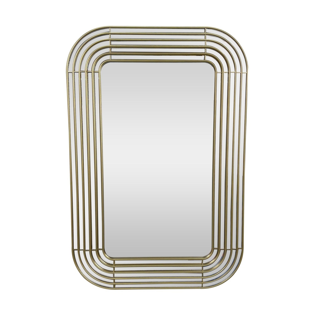 ESPEJO DORADO PLASTICO 61X92CM