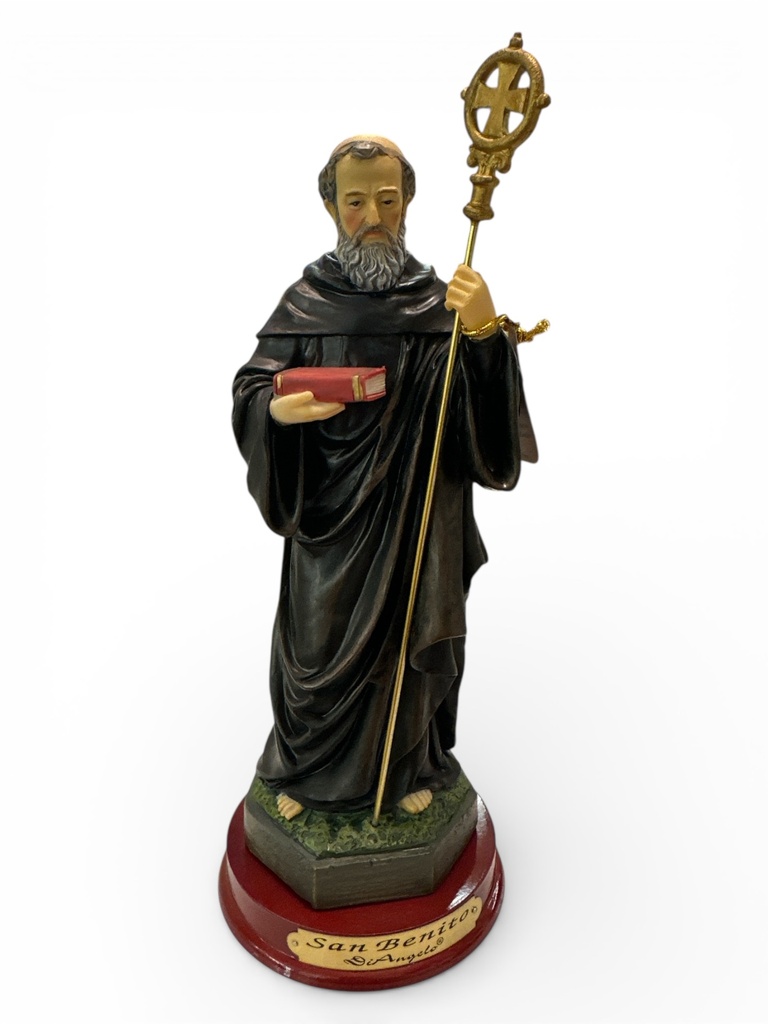 FIGURA SAN BENITO ABAD 20CM