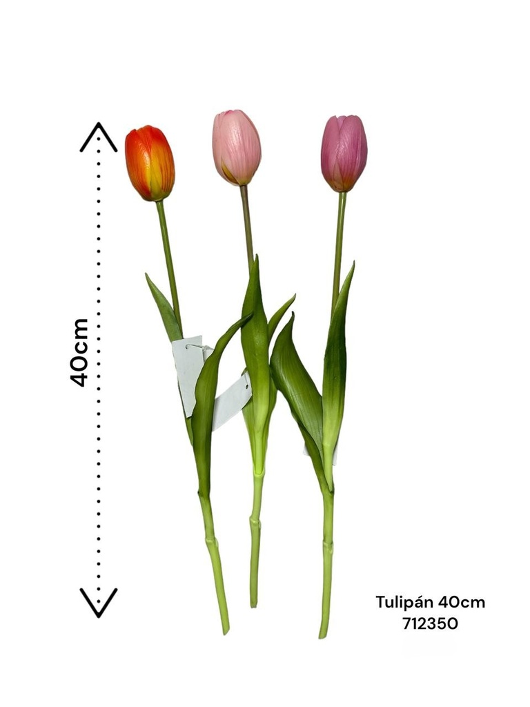 FLOR ARTF. TULIPAN REF:CH12520930  40CM