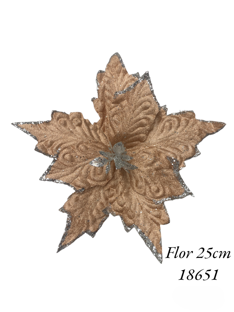 FLOR PONSETIA 25CM