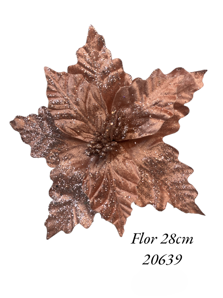 FLOR PONSETIA SURT 28CM