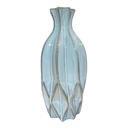 FLORERO CERAMICA MARA CREMA 24CM