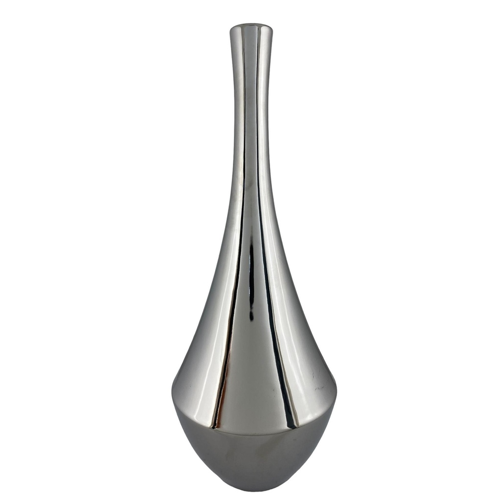 FLORERO PLATA 18X18X46.5CM